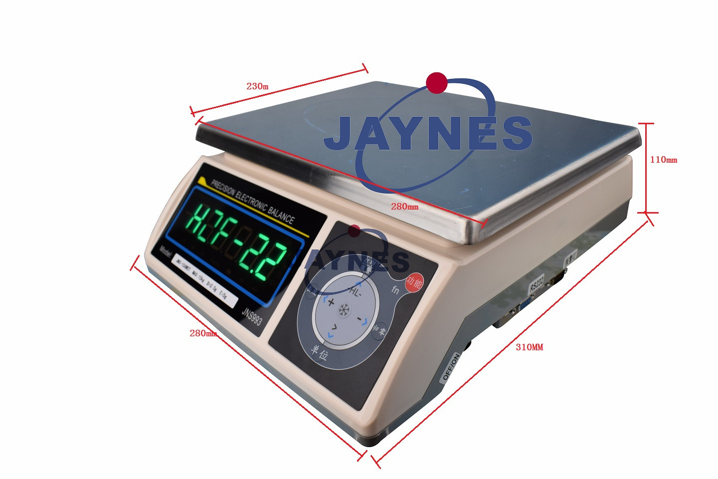 Jaynes Electronic Scale Serial (图3)